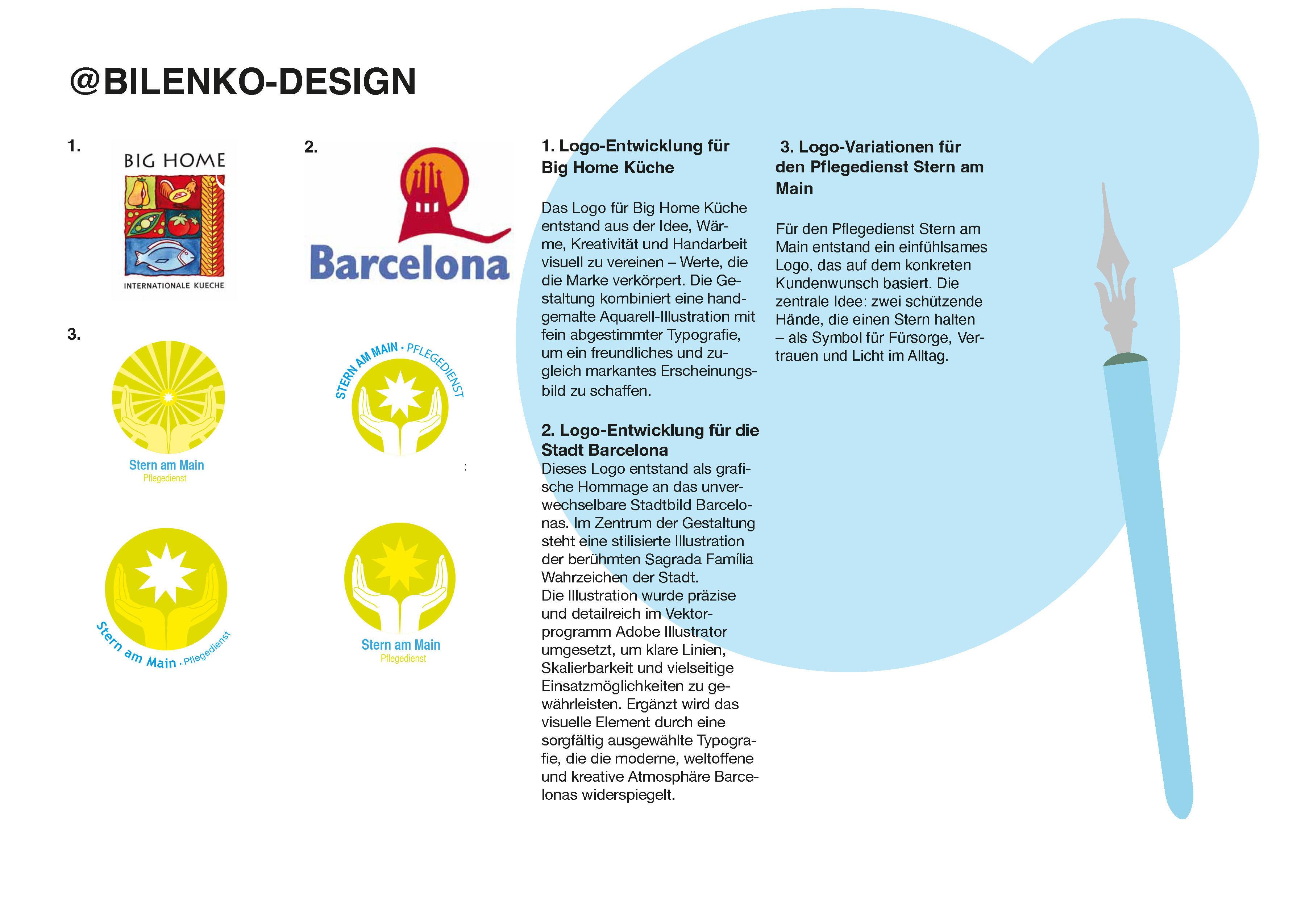 Illustration Figur mit Schirm